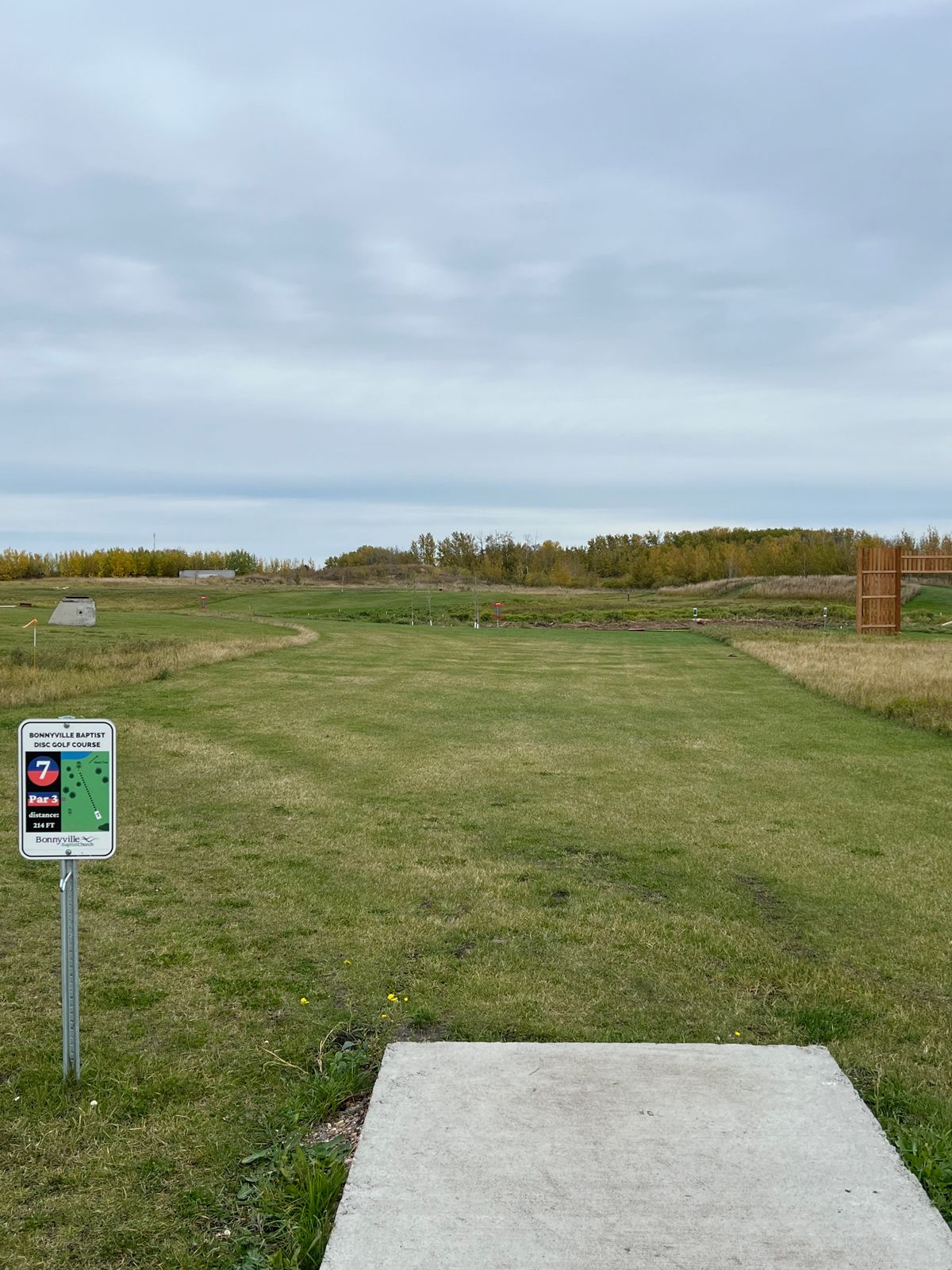 Hole 7 both short and long tee