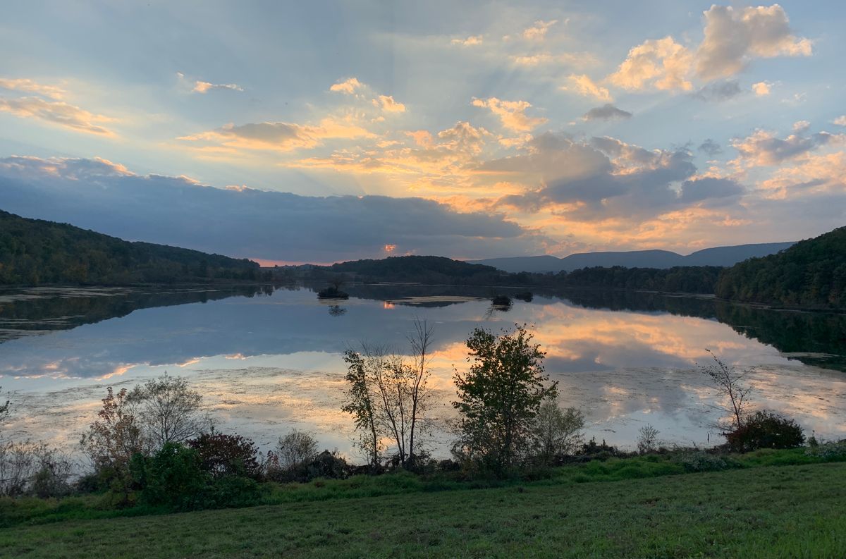 View of the lake