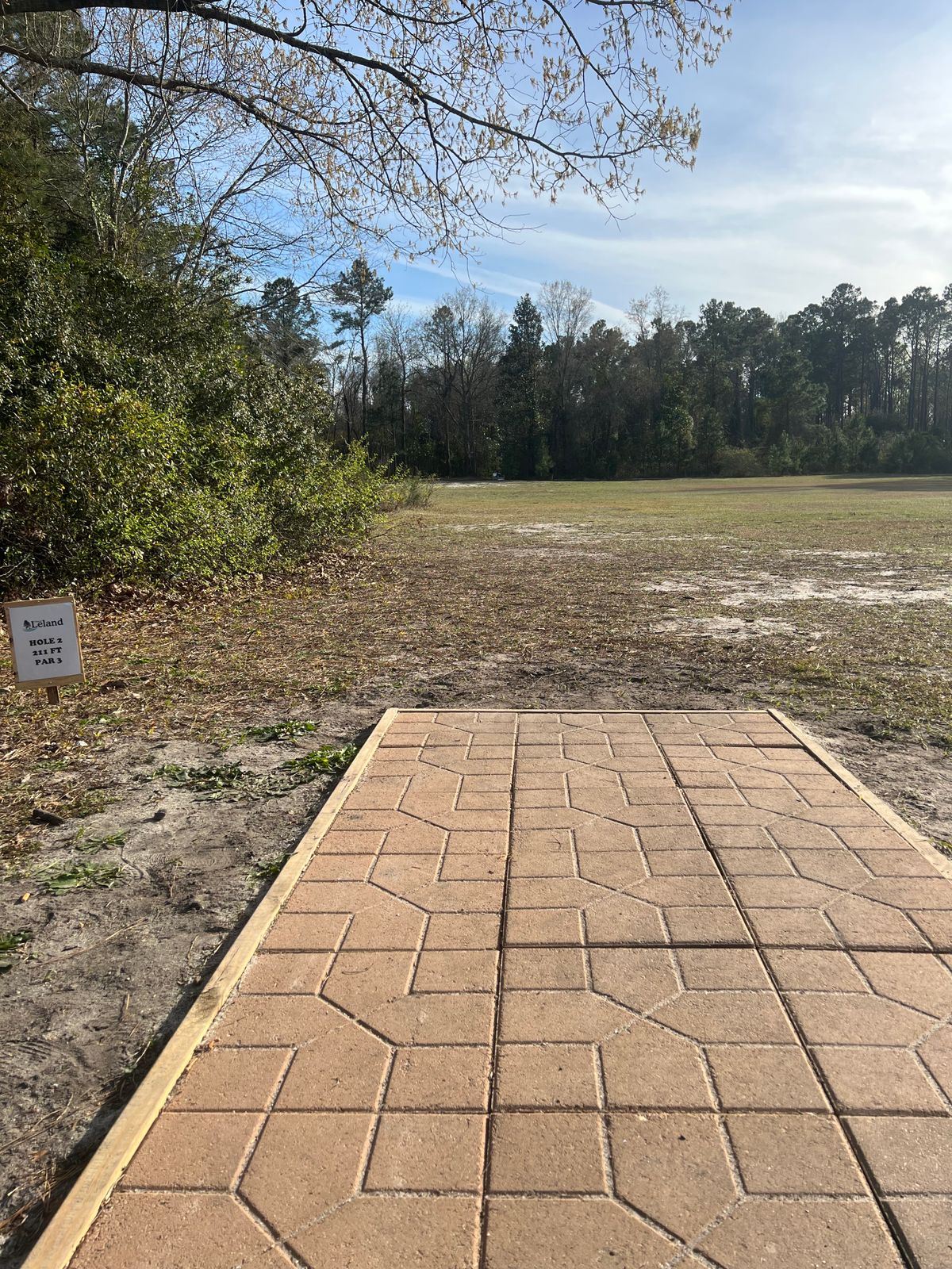 Hole 2 dog leg left