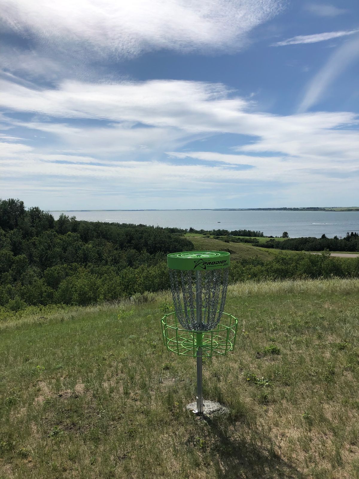 View from the basket on 18.