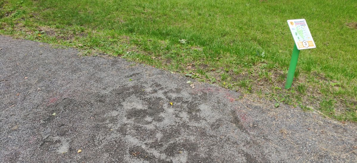 Sprayed throwing place