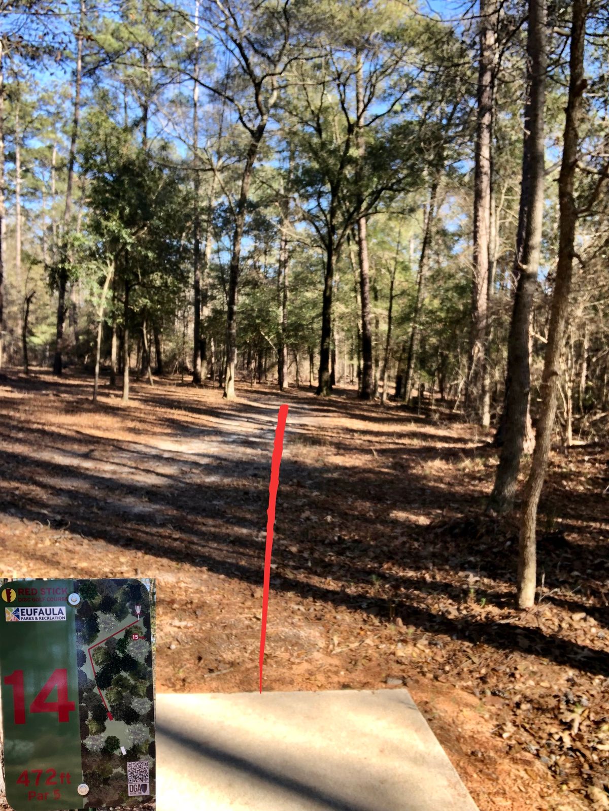 Hole 14 | SHORT pad