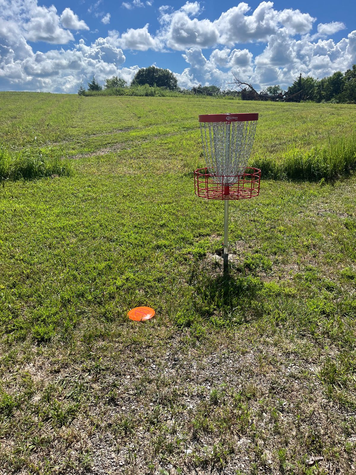 Hole 1 basket