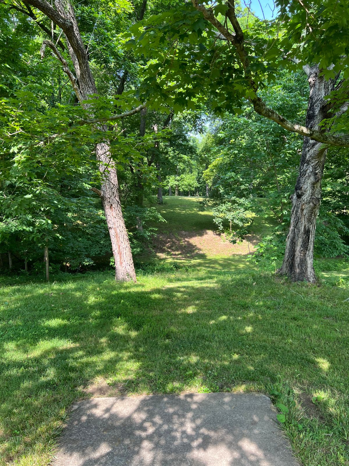 Hole 5,  multiple pin locations across the valley, placement vary from straight across to right and more right. =)