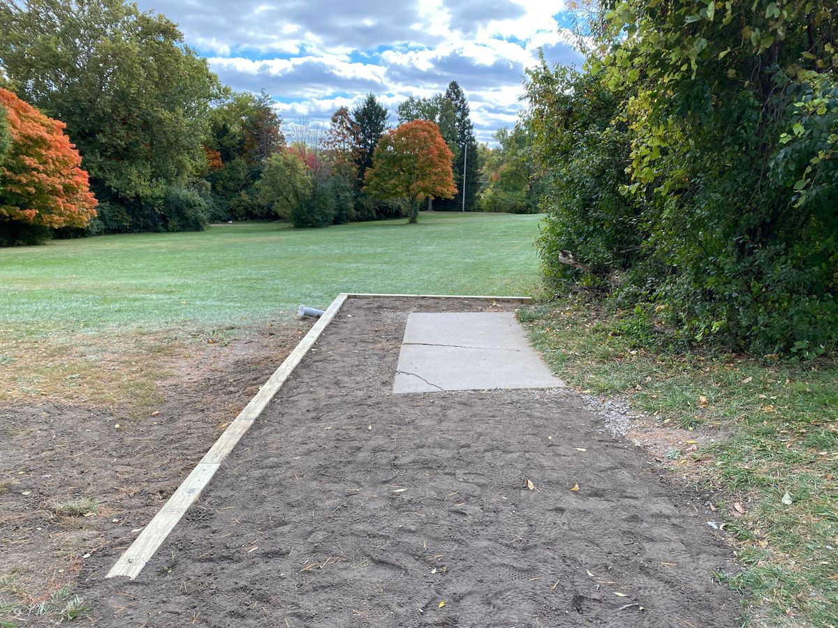 Hole 3, short tee, October 2022