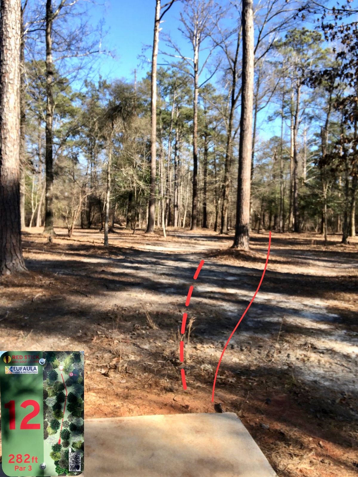Hole 12 | SHORT pad