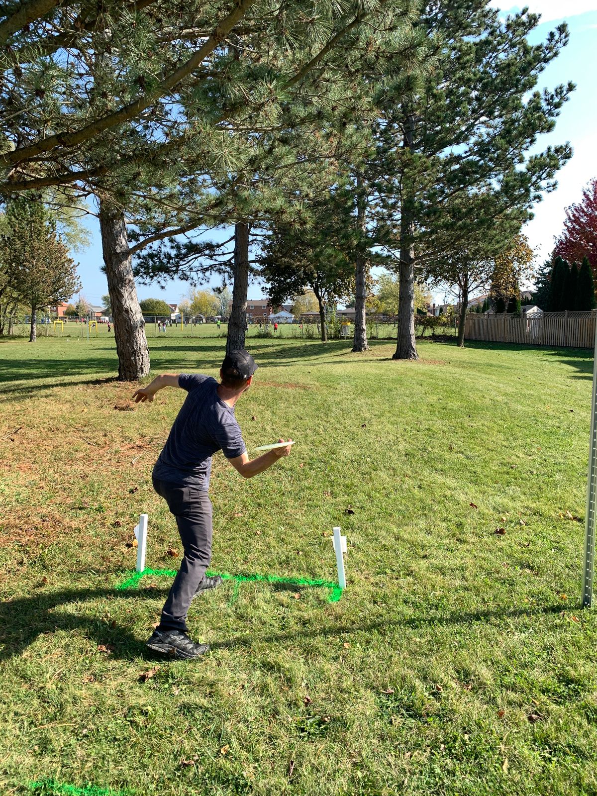 Hole 4 at the Beaudoin Aceplace, Scott White, co-designer of this Aceplace.