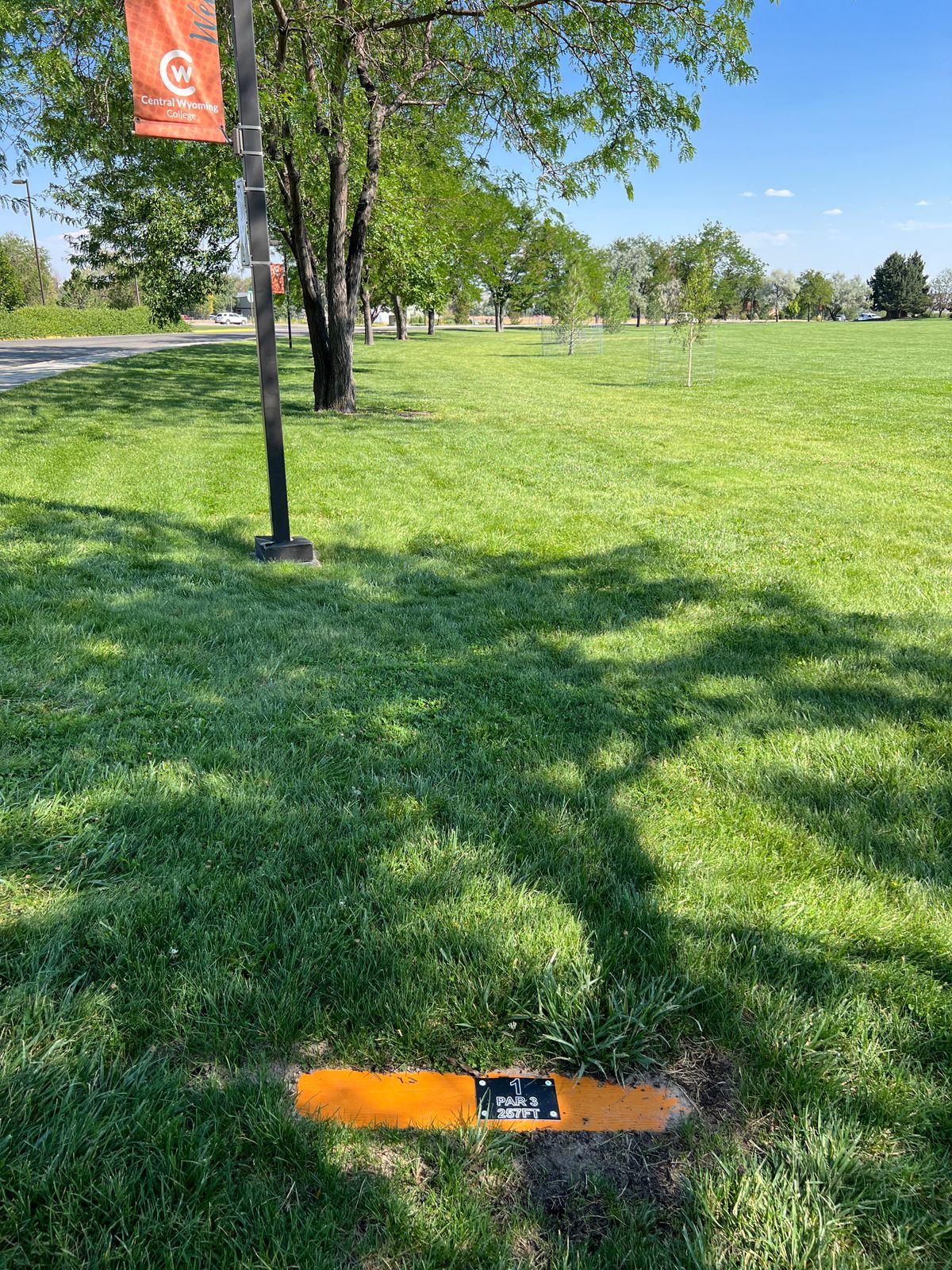 Hole 1 tee