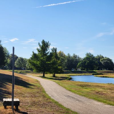 Hole 11 from behind tees