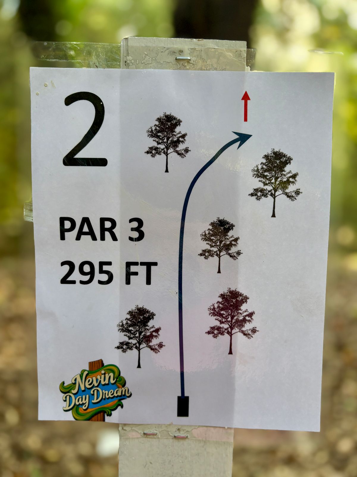 Hole 2 tee