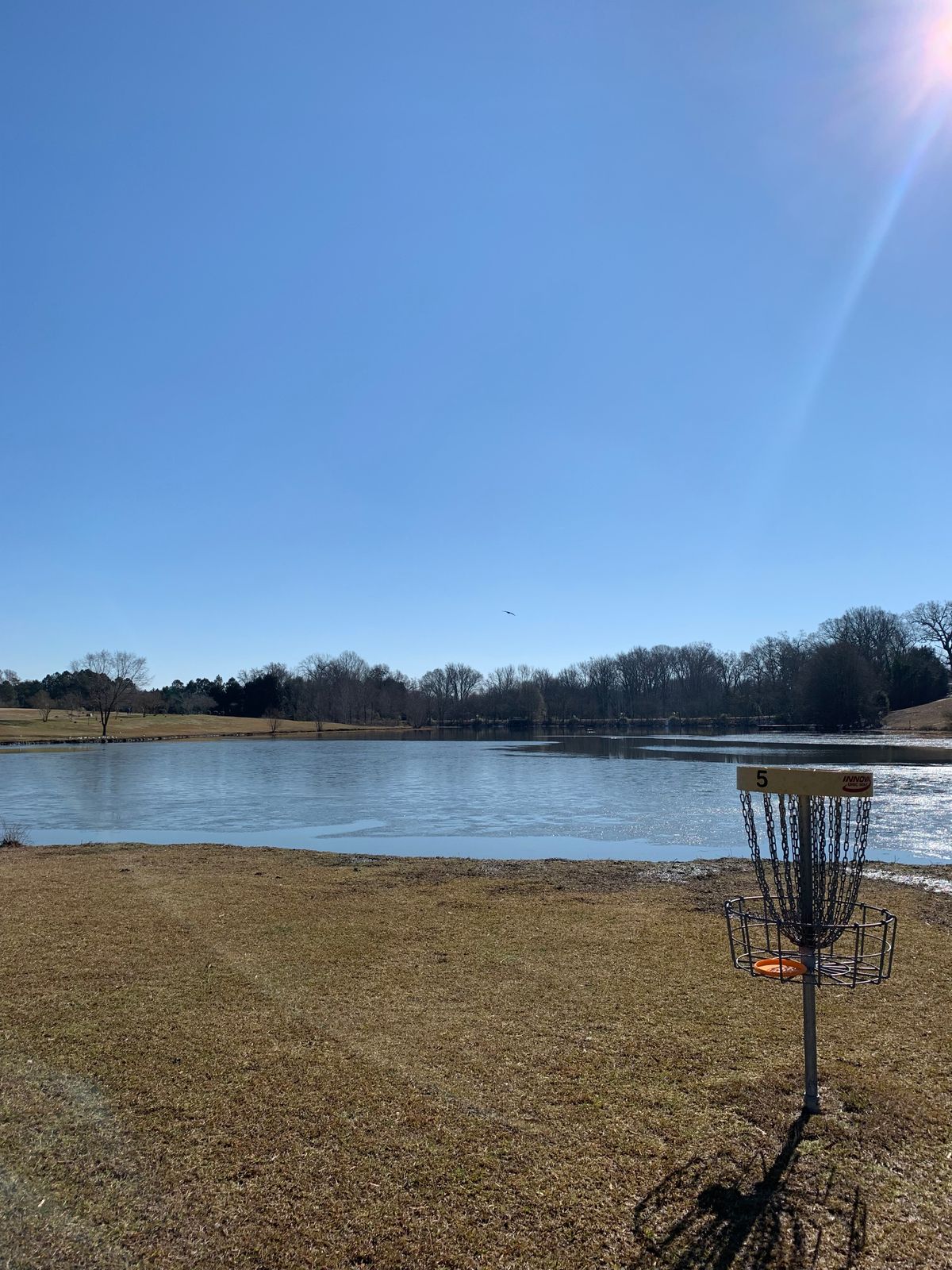 Frozen Winthrop Lake