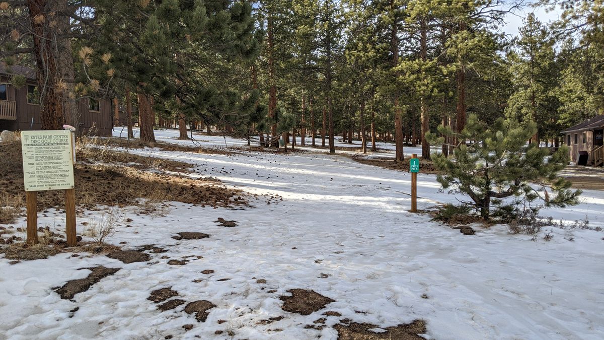 Hole 1 teepad.