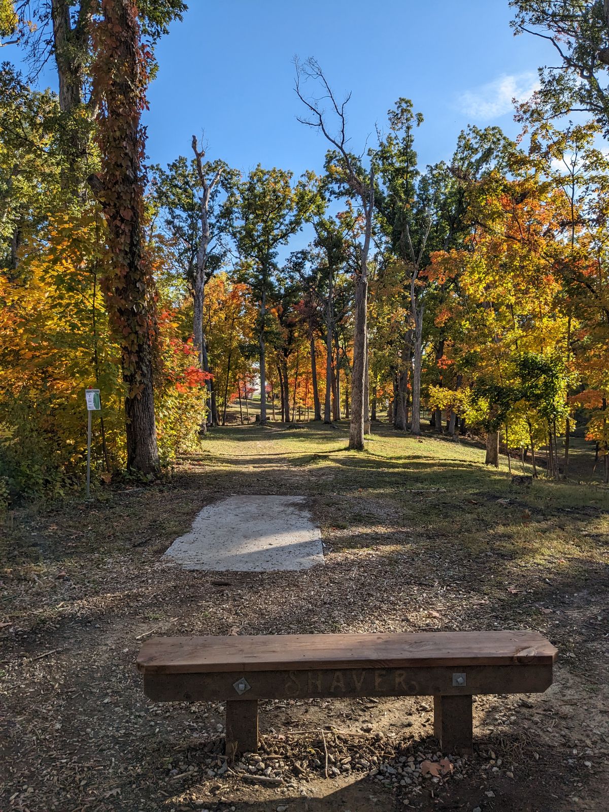 Hole #9 from Red pad
