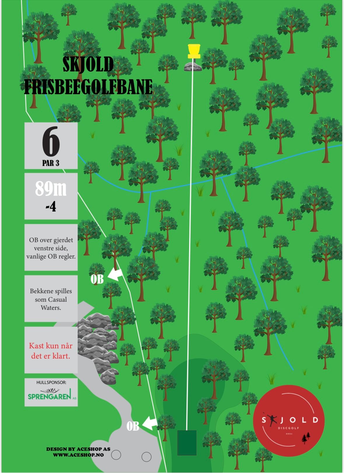 Bane 6, Sprengaren