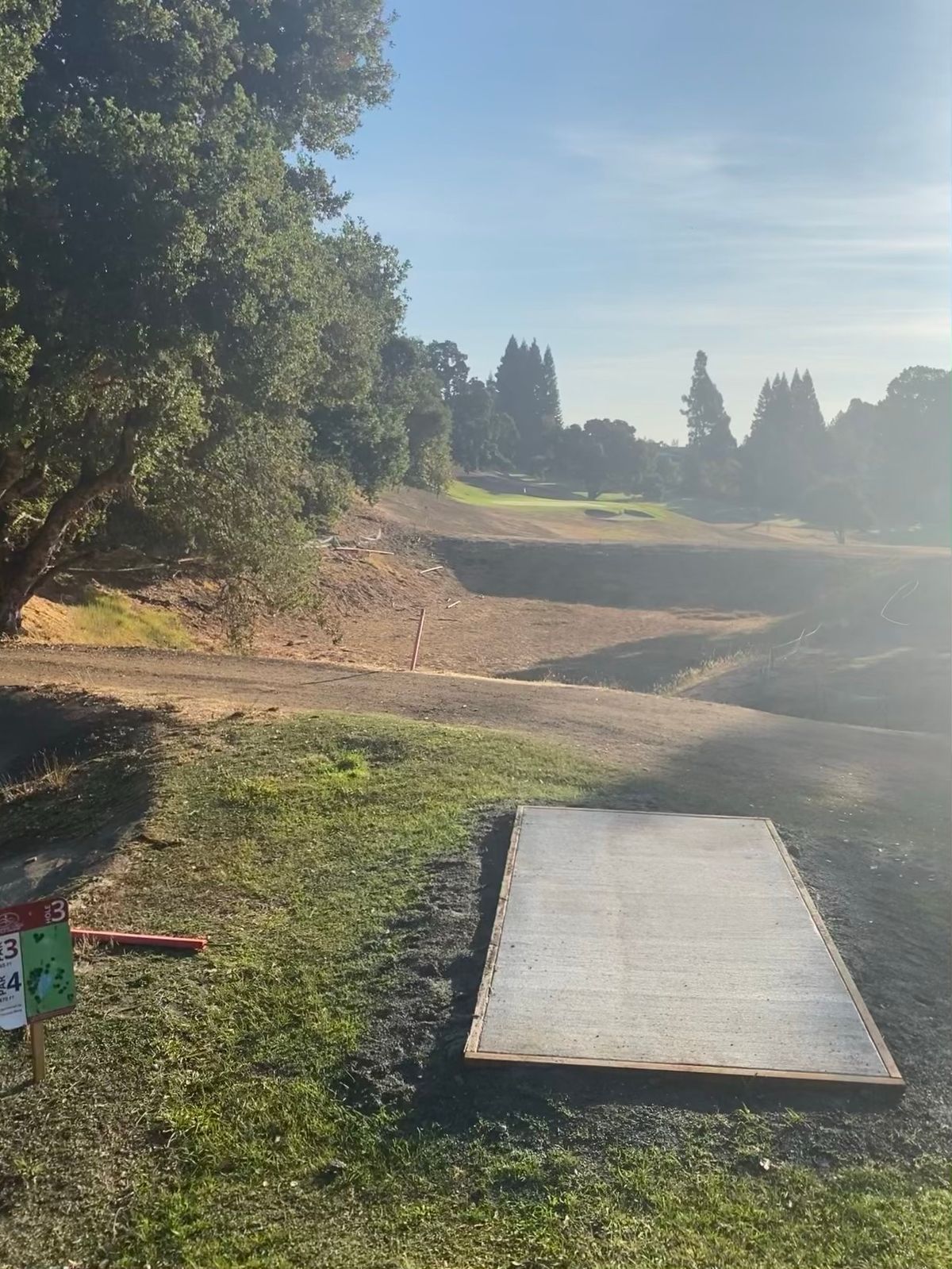 Short tee for hole 3