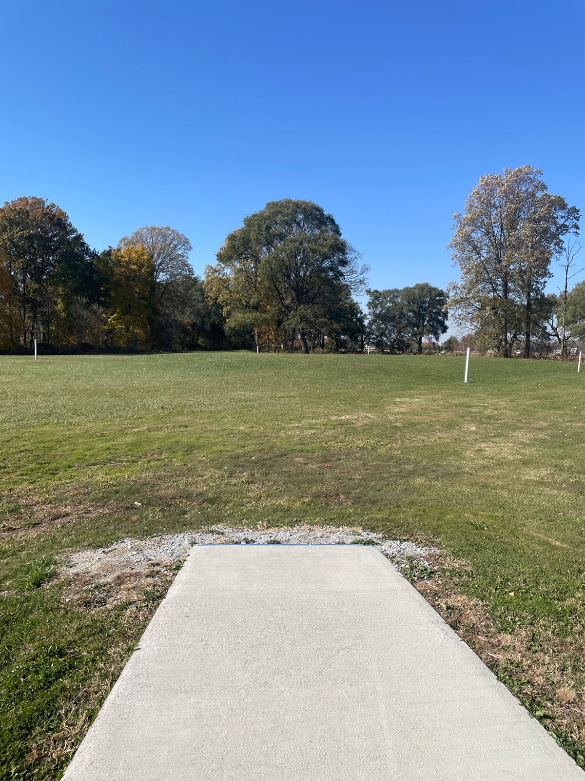 Hole 1 blue