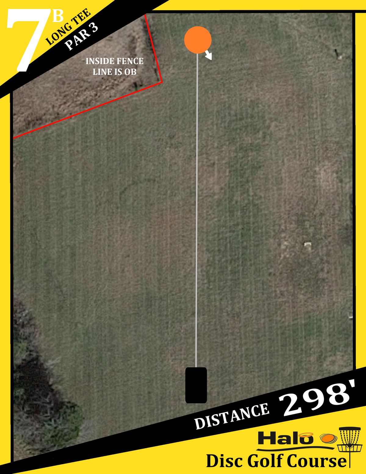 Hole 7B Tee Sign