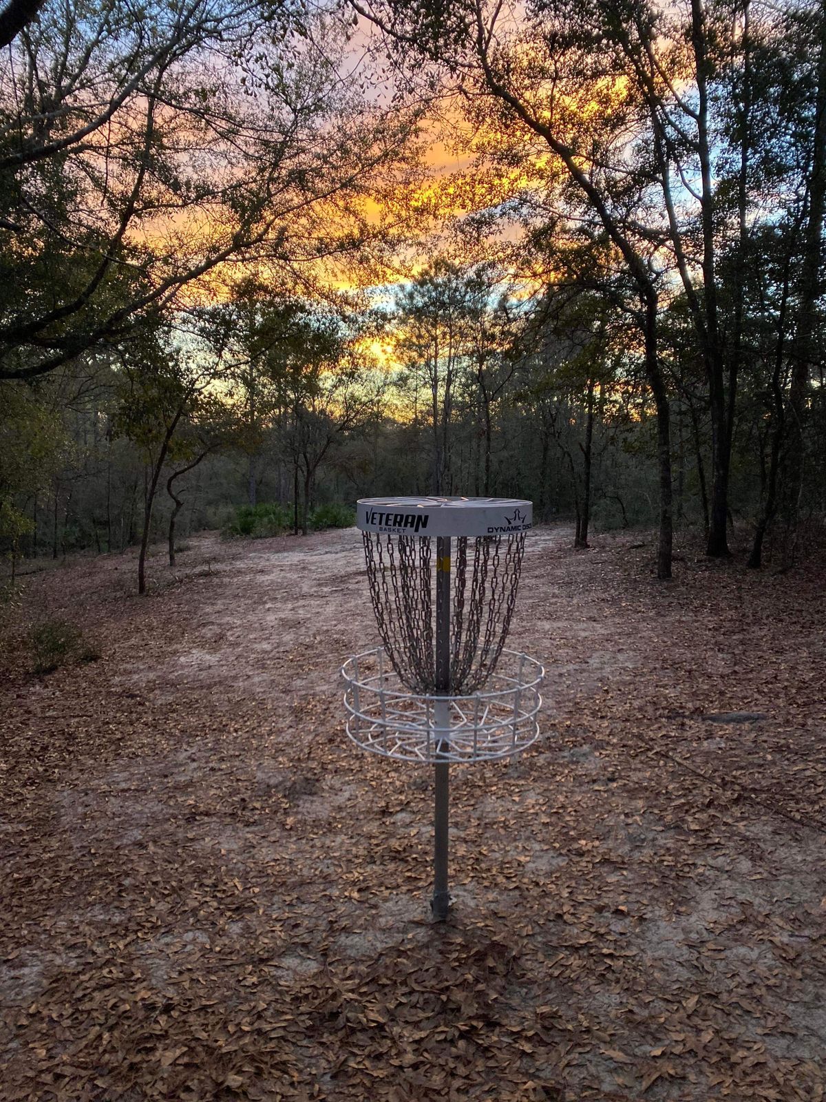 Hole 18 at sunset.