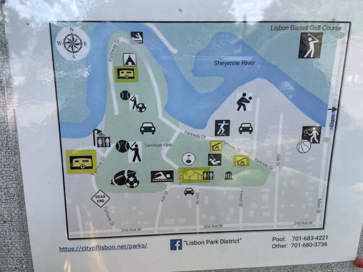 Sandager park map