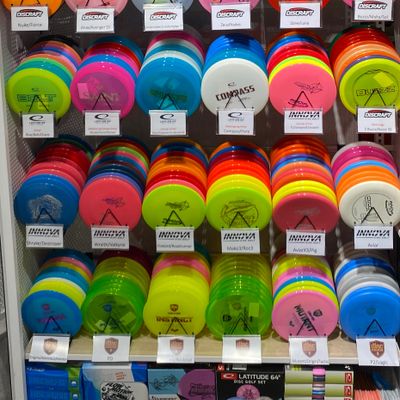 Discraft, Latitude 64, Innova and Discmania in stock!