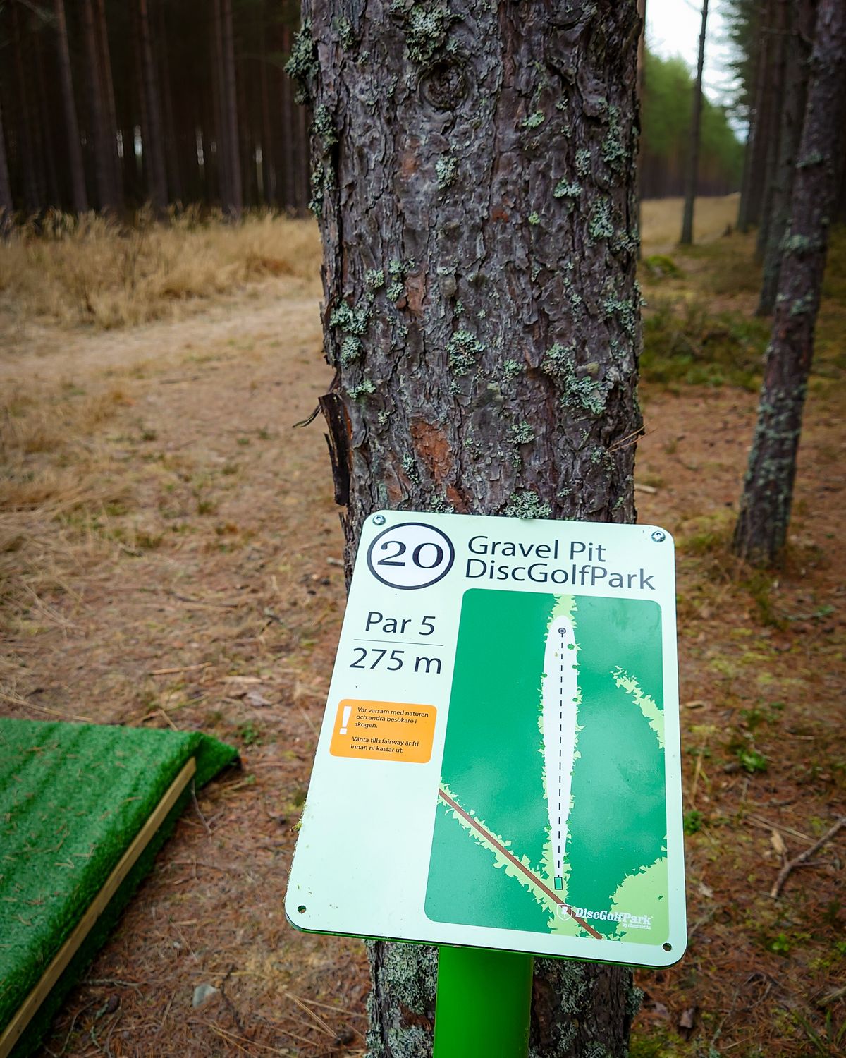 Utkastet hål 20 .