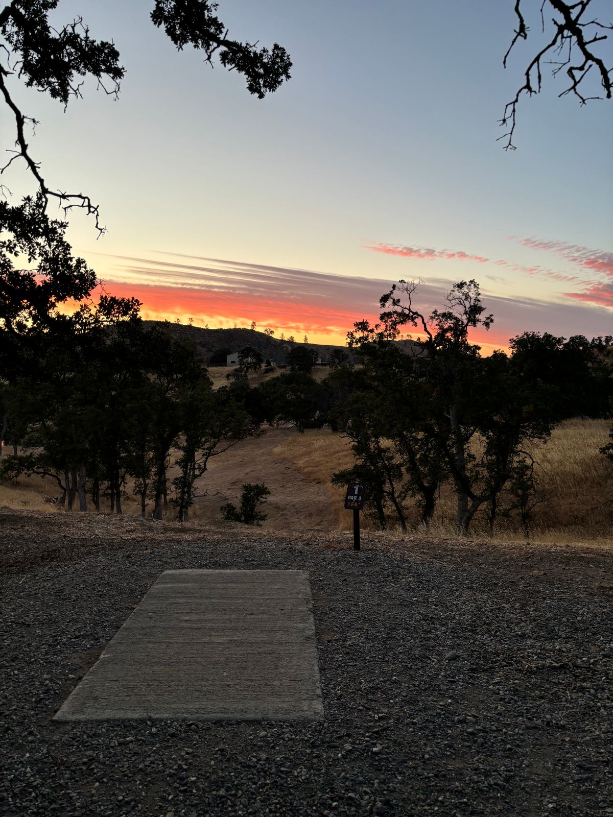 Sunset mid July hole # 1!