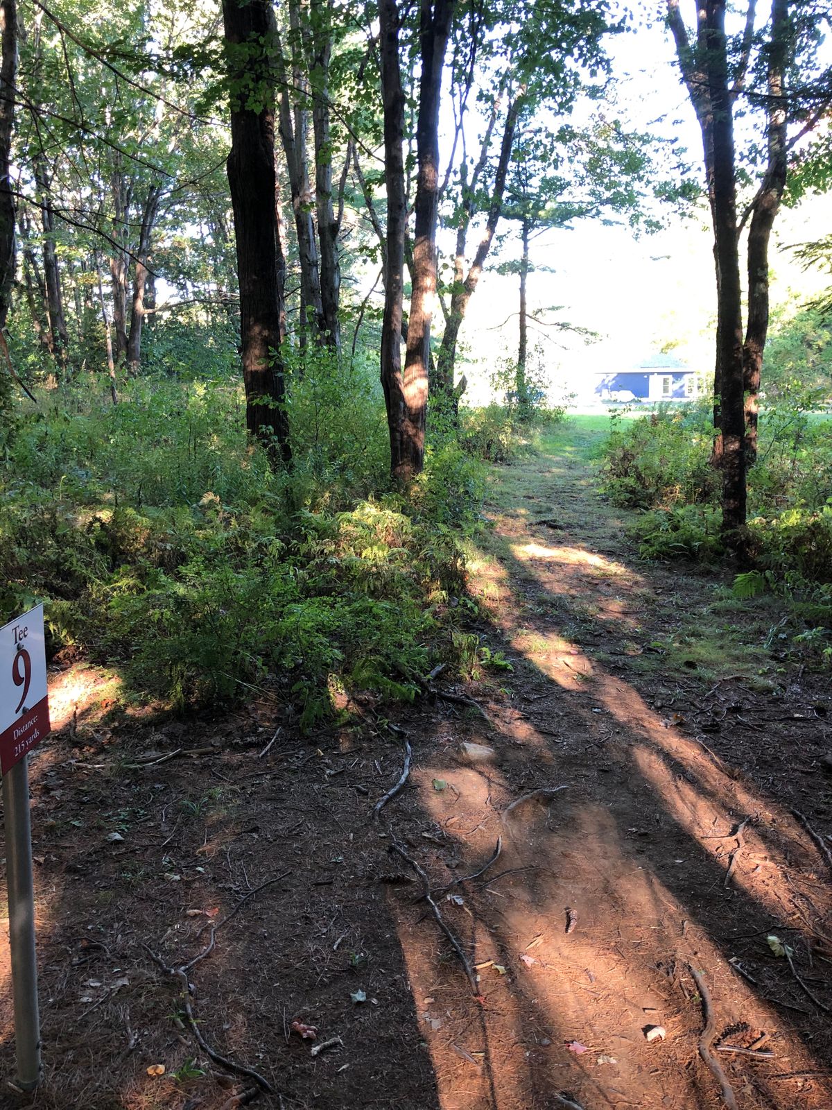 Hole 9 tee box
