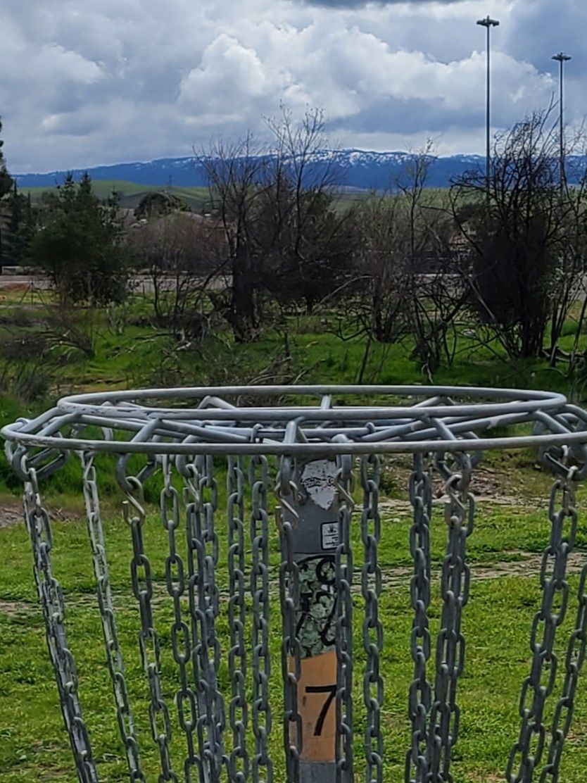 Not often you putt looking at snow in the bay area. 