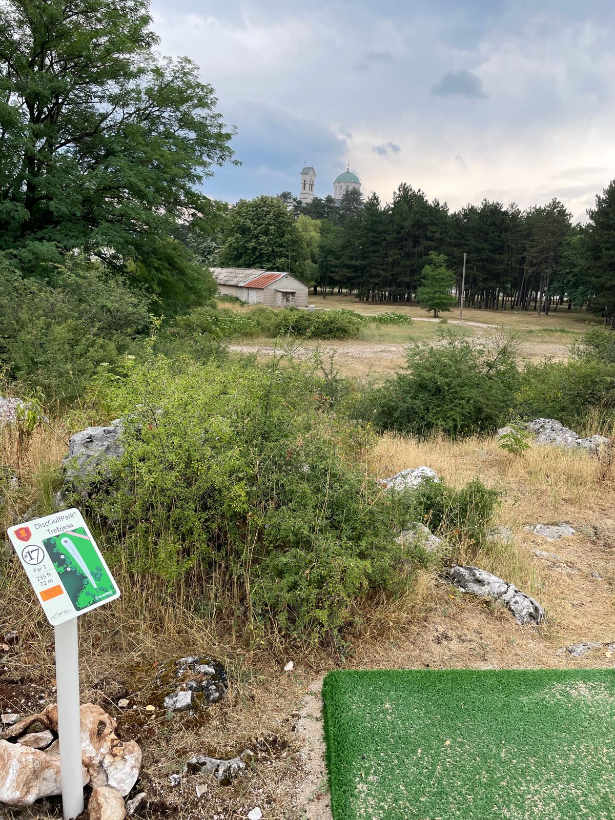 Hole 17 tee