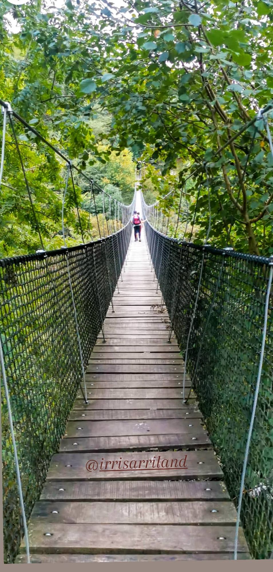 Tibetan bridge nearby hole 16 basket