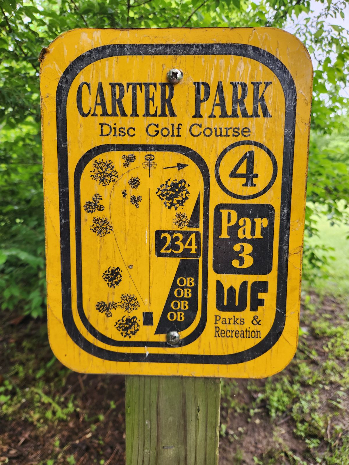 #4 sign