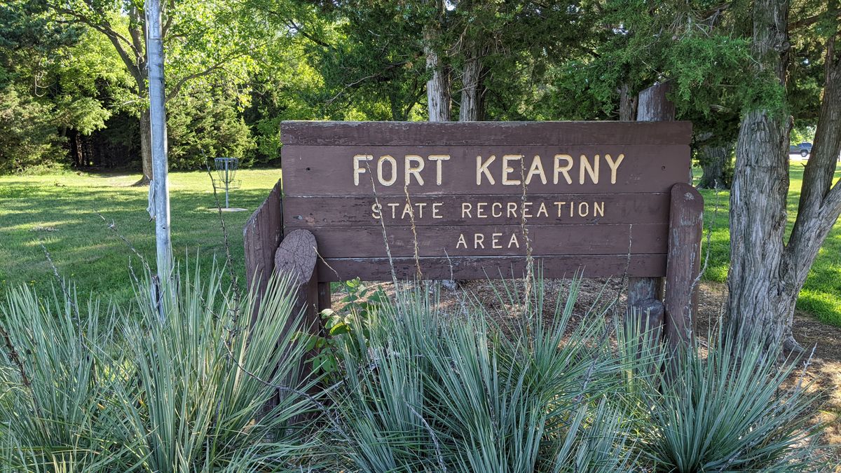 Fort Kearney State Recreation Area
Basket 1 behind sign