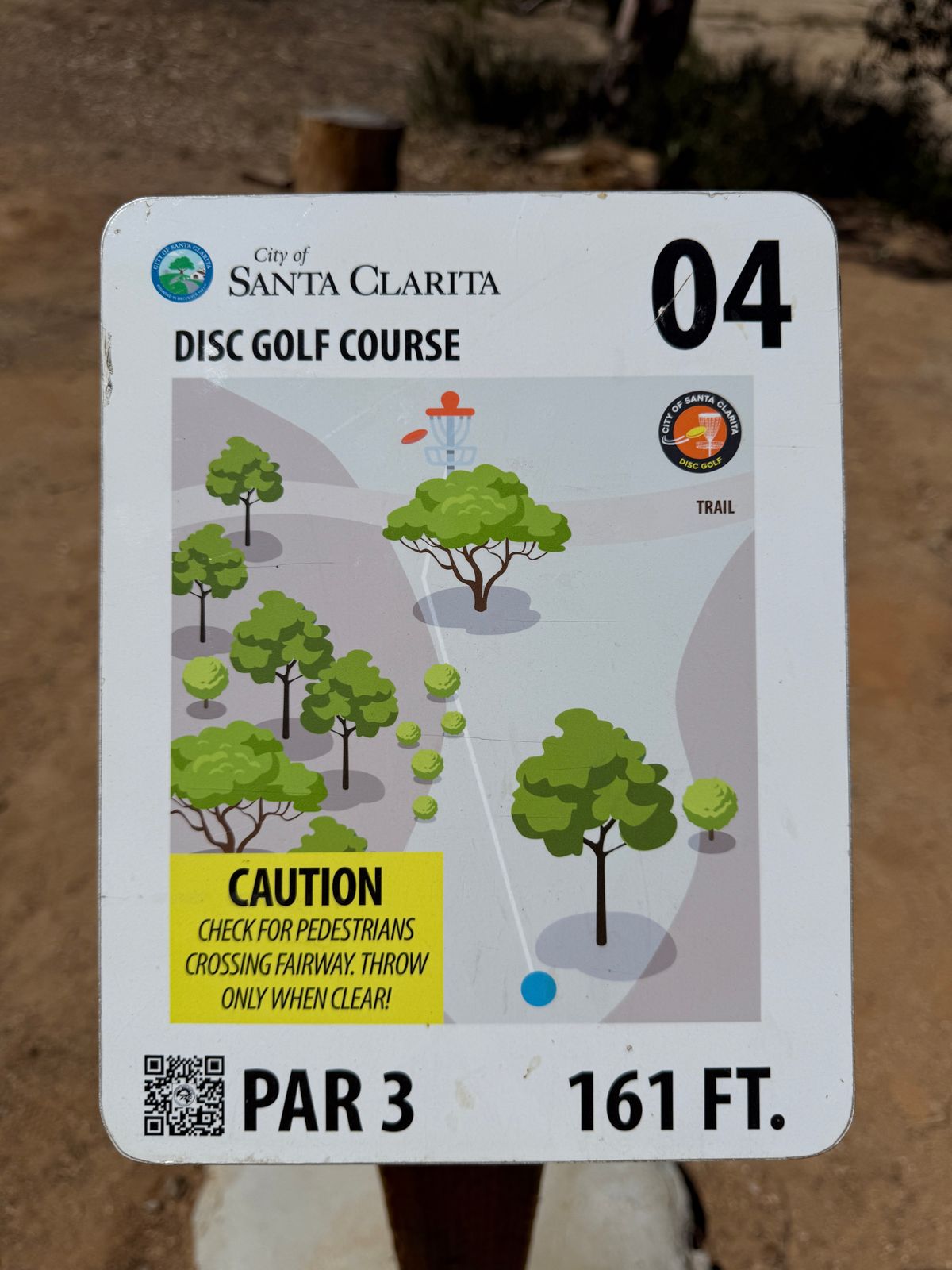 Hole 4 sign