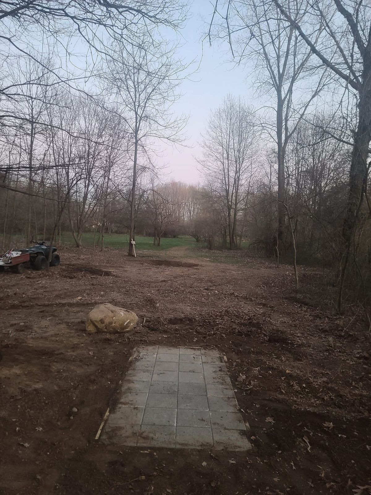 Hole 7 getting a new tee pad