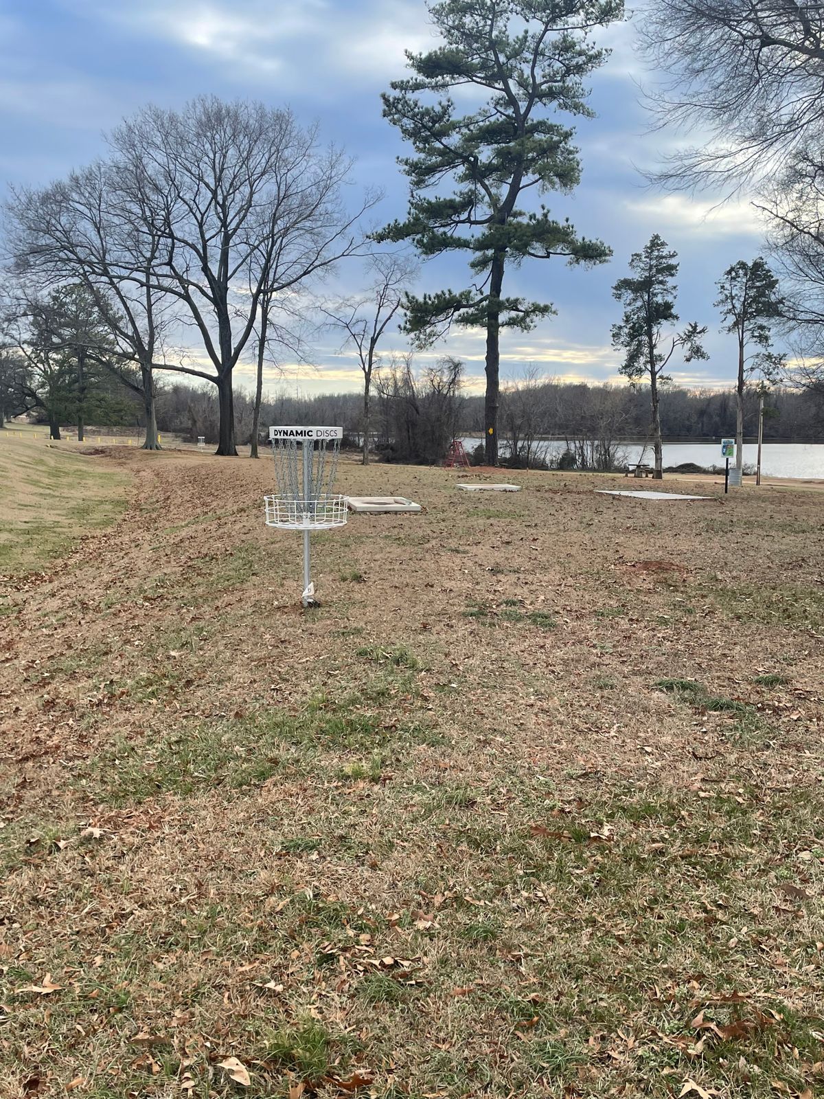 Hole 1 basket