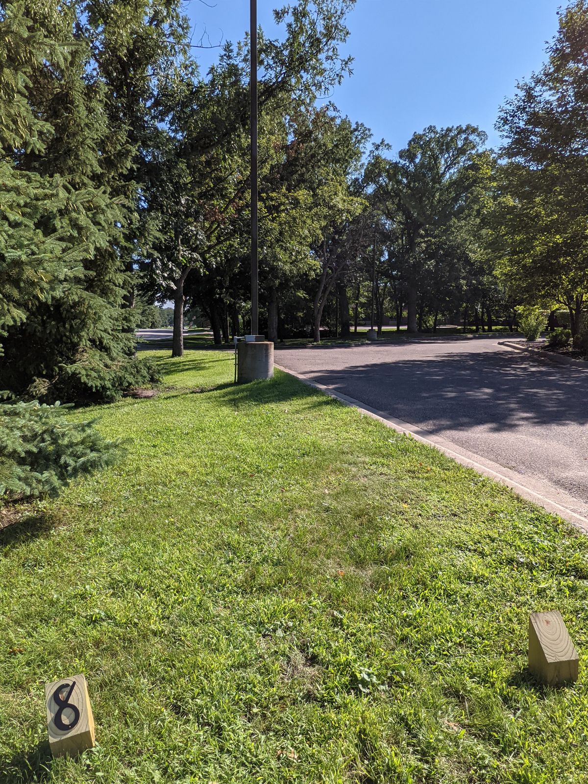 Hole 8 tee pad