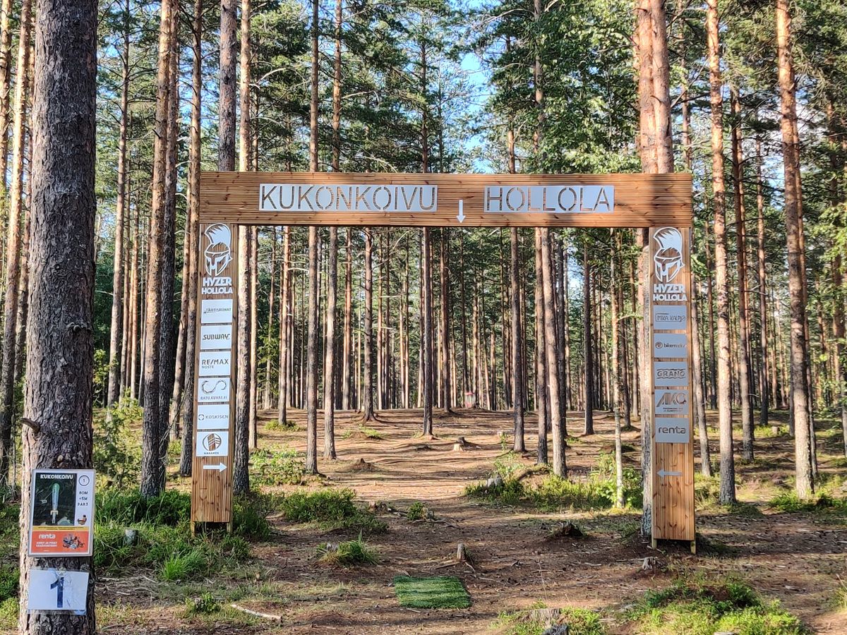 Kukonkoivu, Hollola
Hole 1. Triple mando