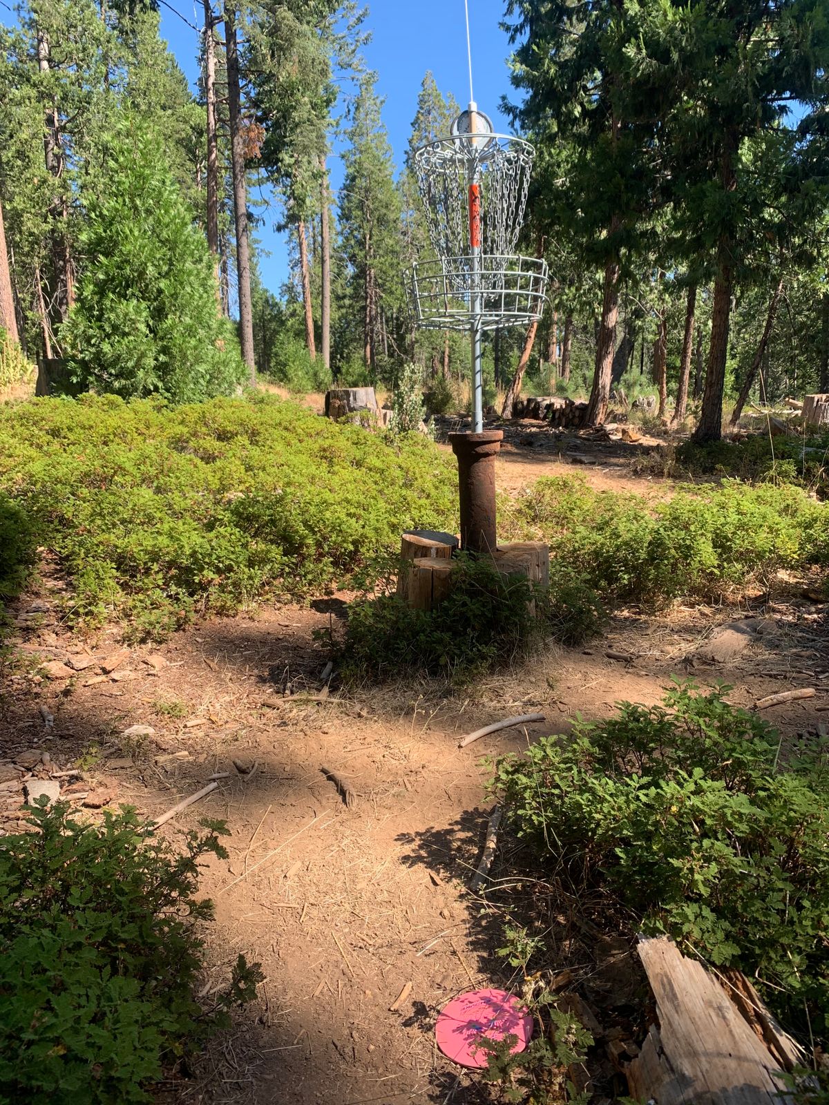 Hole 15 pipe location