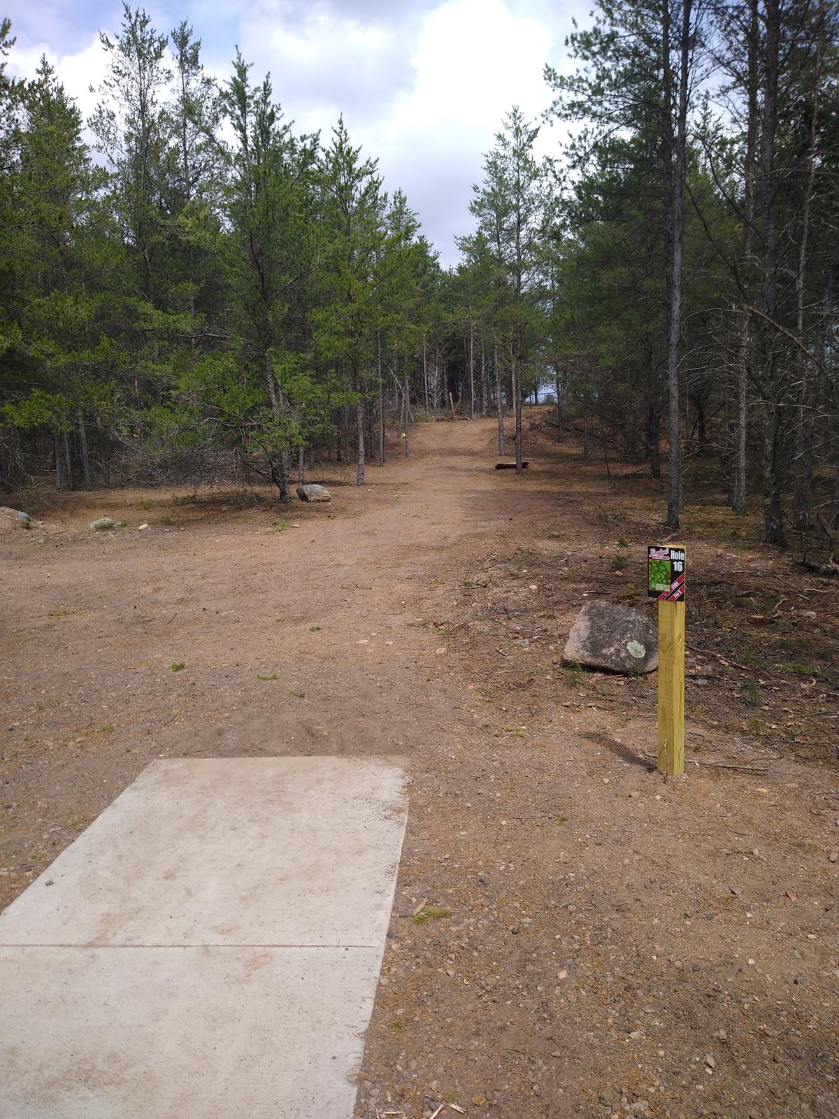 Hole 16 was in disarray after the storm in early April.  Grounds crew is killing it!!!