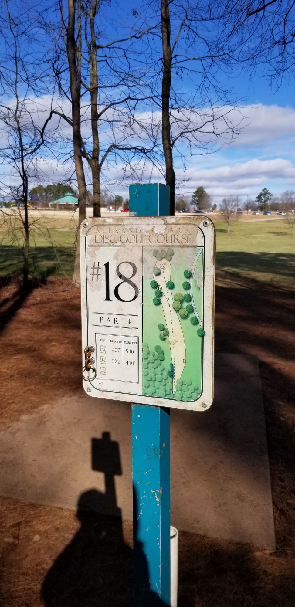 Hole 18 Sign