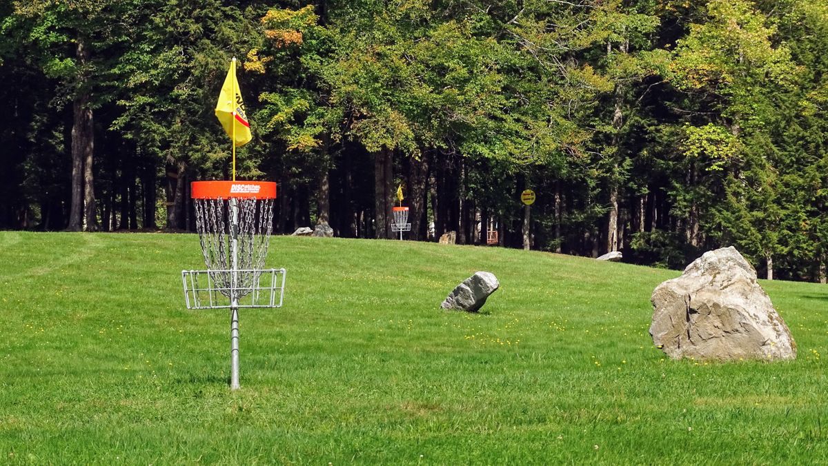 Falcon Hole 2 in the distance with hole 3 in the foreground.