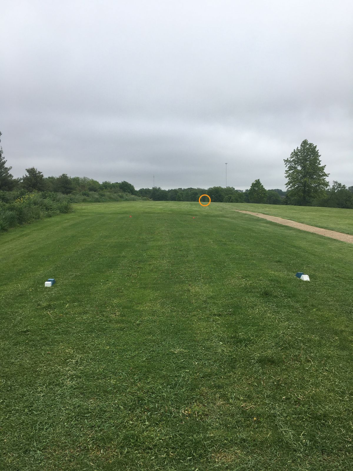 Hole 13 from the tee box