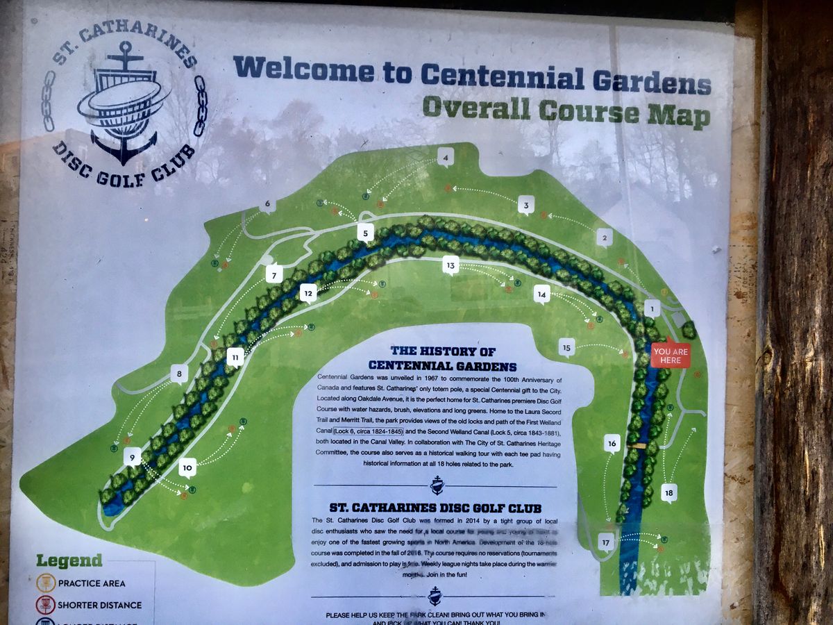 Graphic map of course