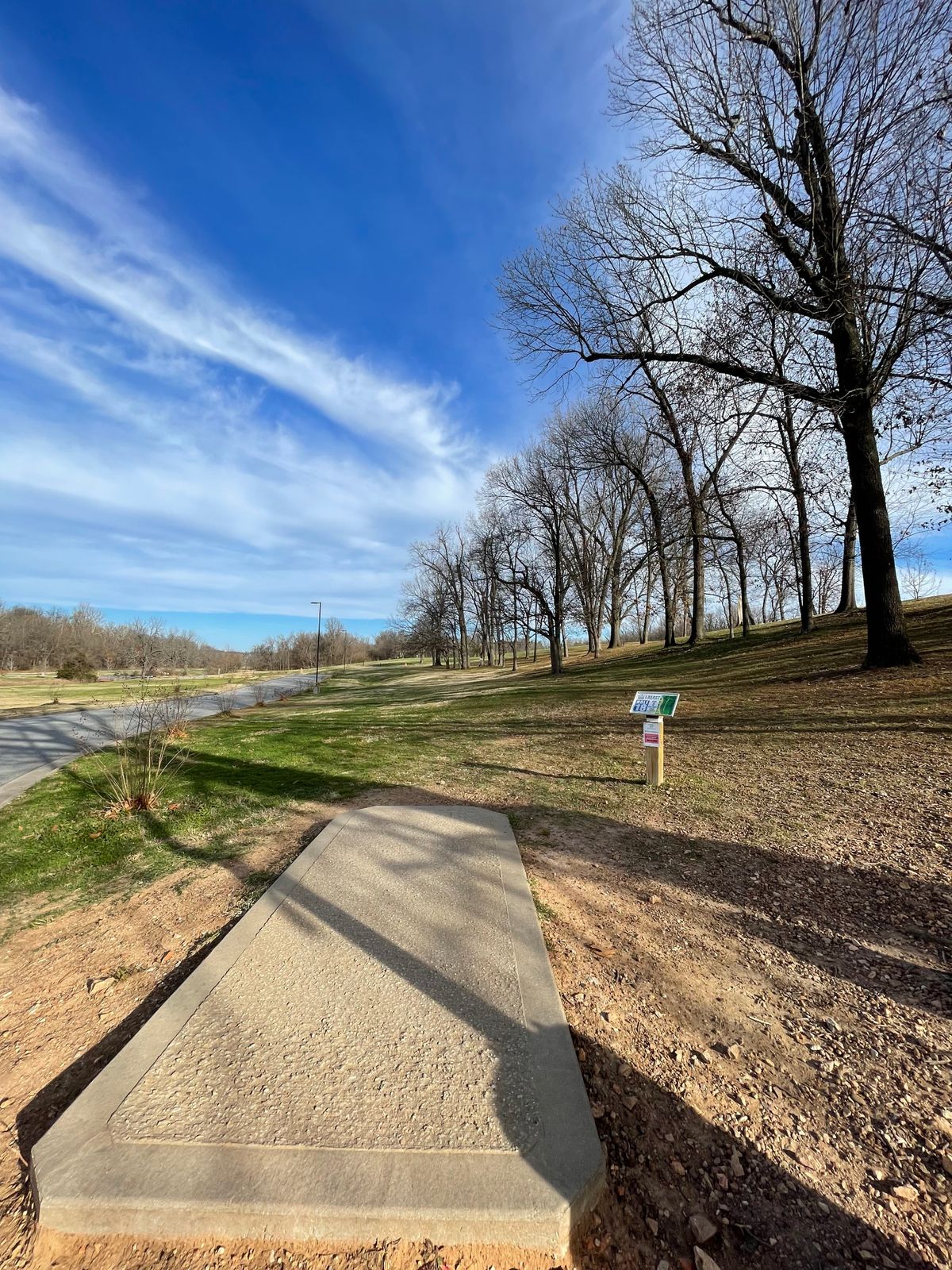 Hole 18 tee pad