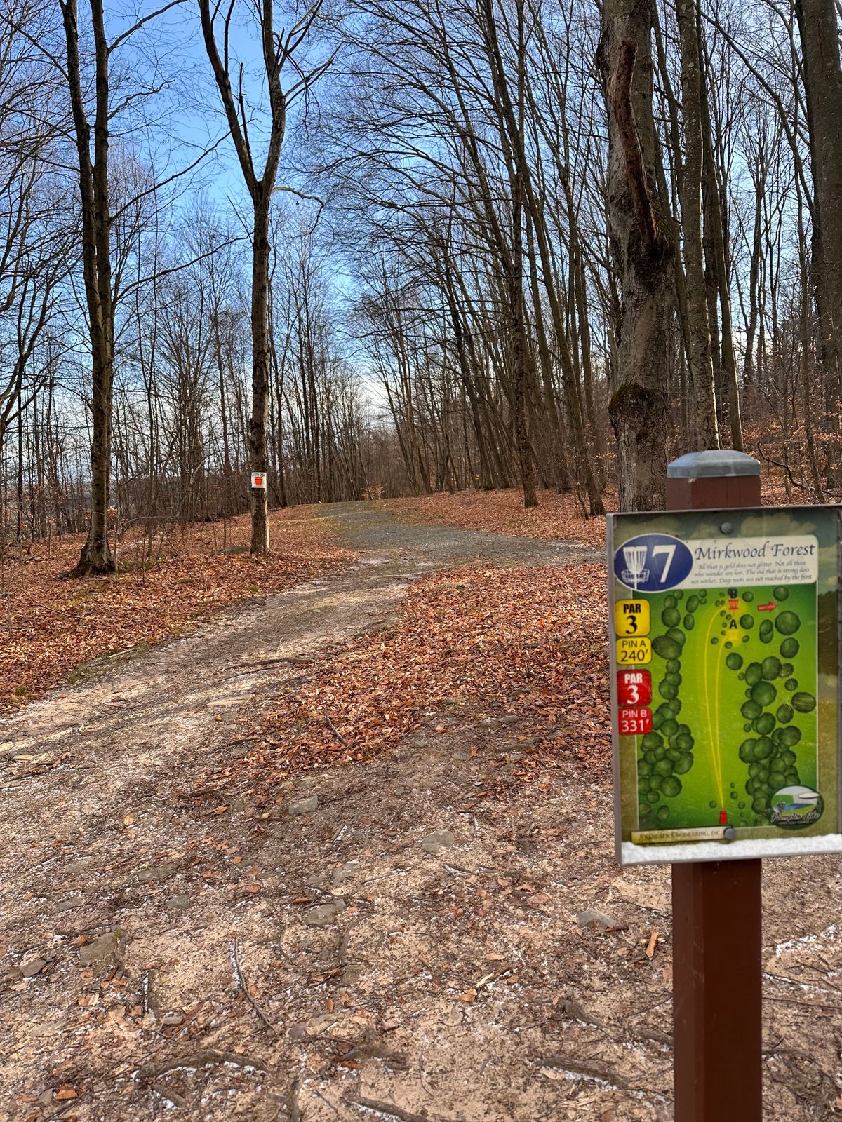 Hole 7 in the fall