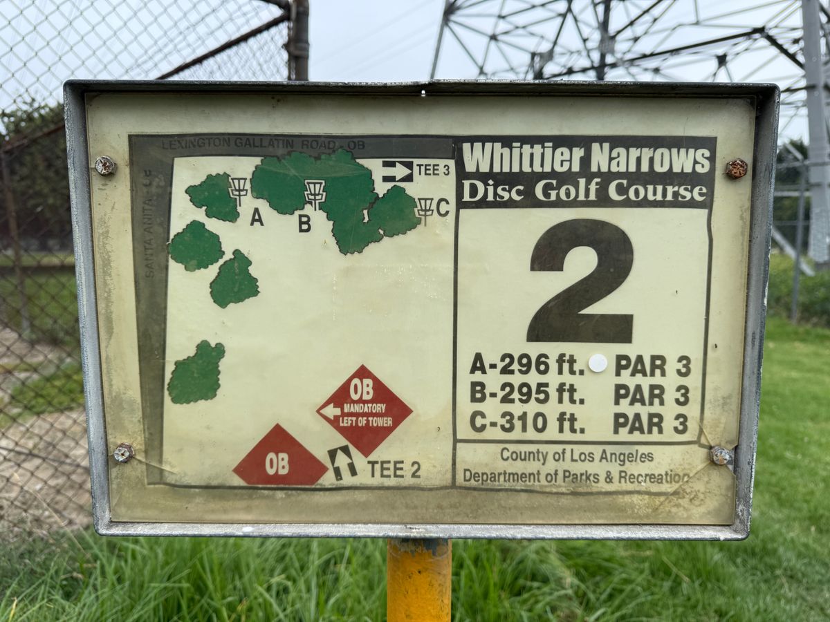 Hole 2 Sign