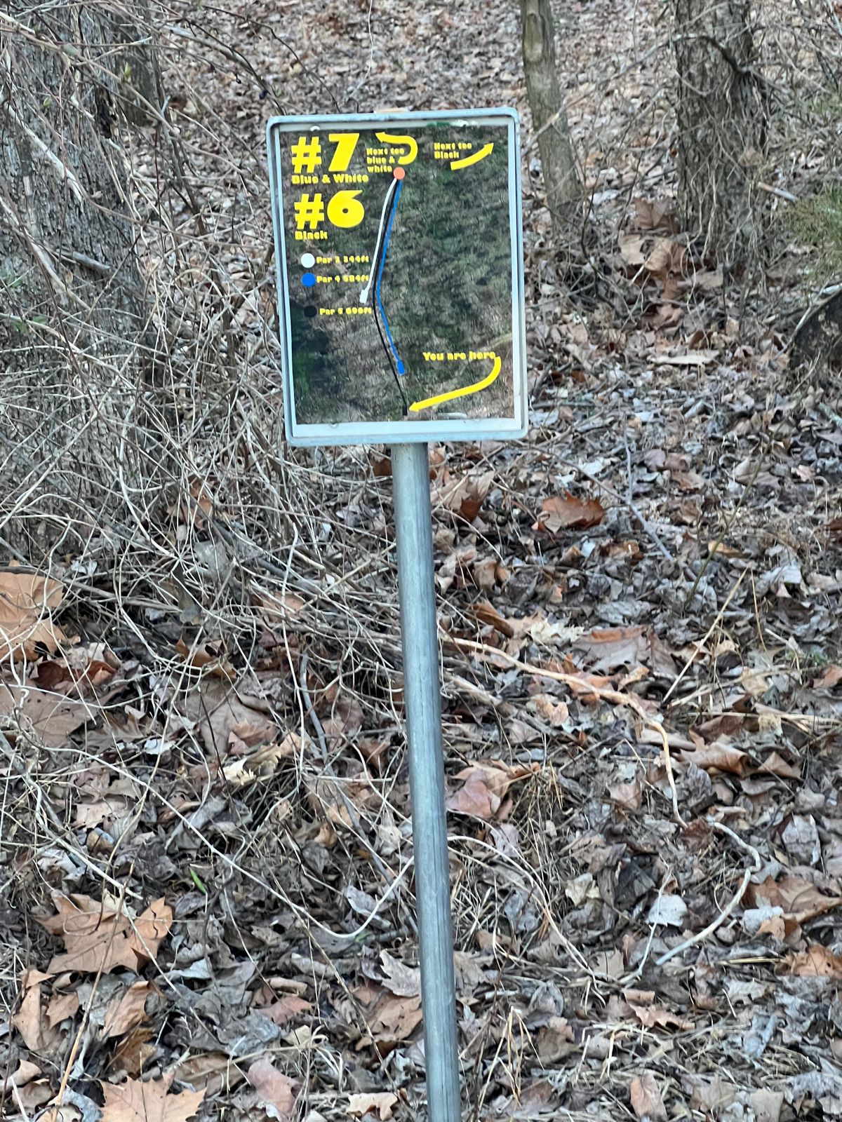 #7 (#6 Black) Tee Sign