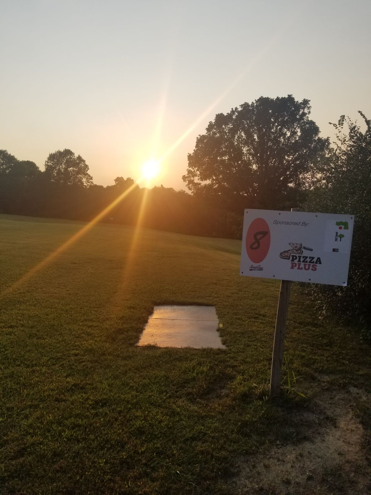 Hole 8's tee