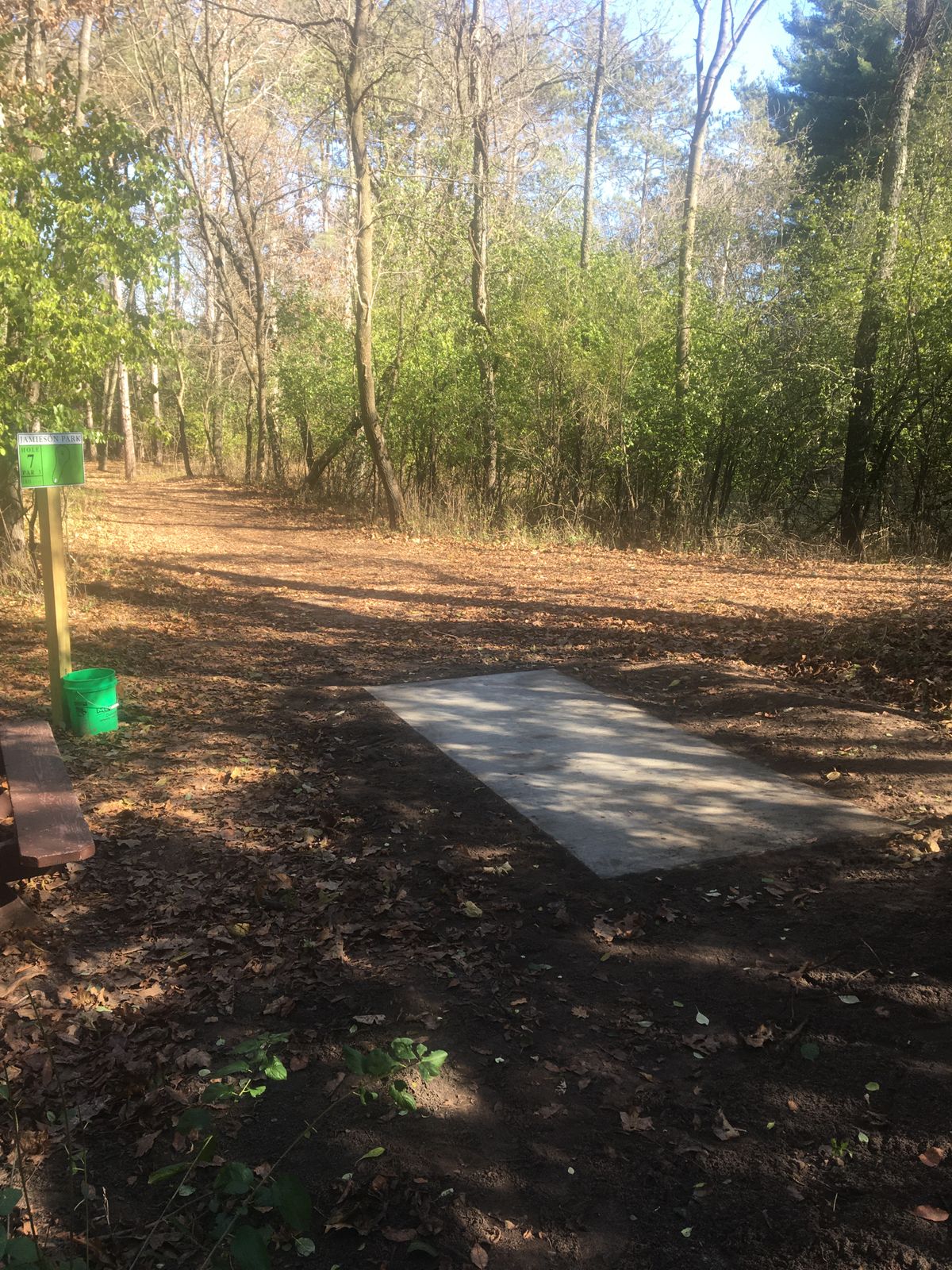 Hole 7 tee pad