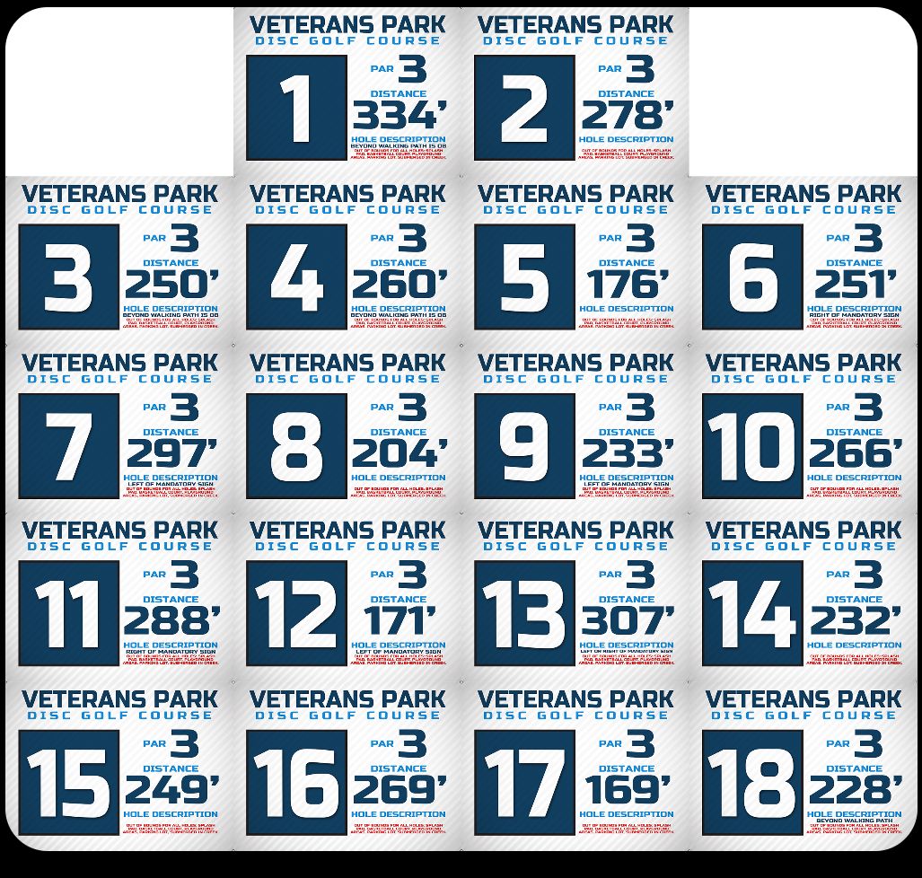 Tee pad signs